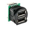 Złącze USB, Gniazdo, USB-A 2.0, Prosty, Pozycje - 5